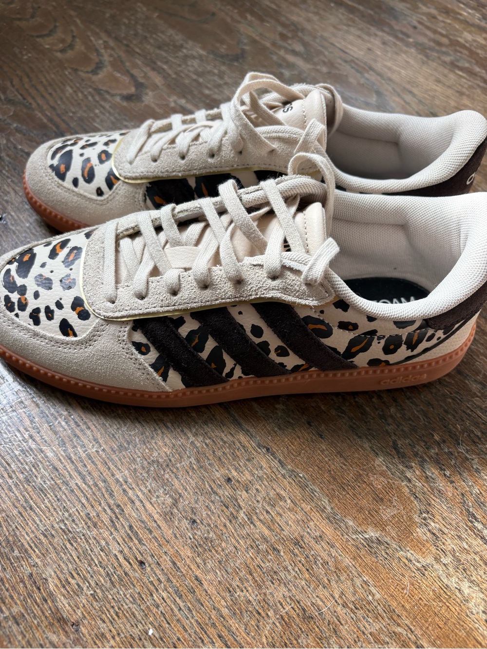 Adidas Breaknet Sleek Leopard Sneakers NWOB Size 7